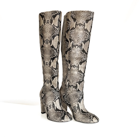 Cole Haan Glenda Snake Embossed Boots 5.5 - Picture 5 of 15